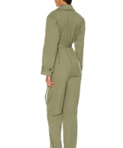 L'Academie Kaleena Jumpsuit In Forest Green -Deals L'Academie Store LCDE WC60 V4