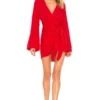 L'Academie The Janeiro Mini Dress In Red