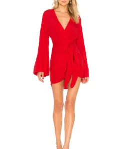 L'Academie The Janeiro Mini Dress In Red