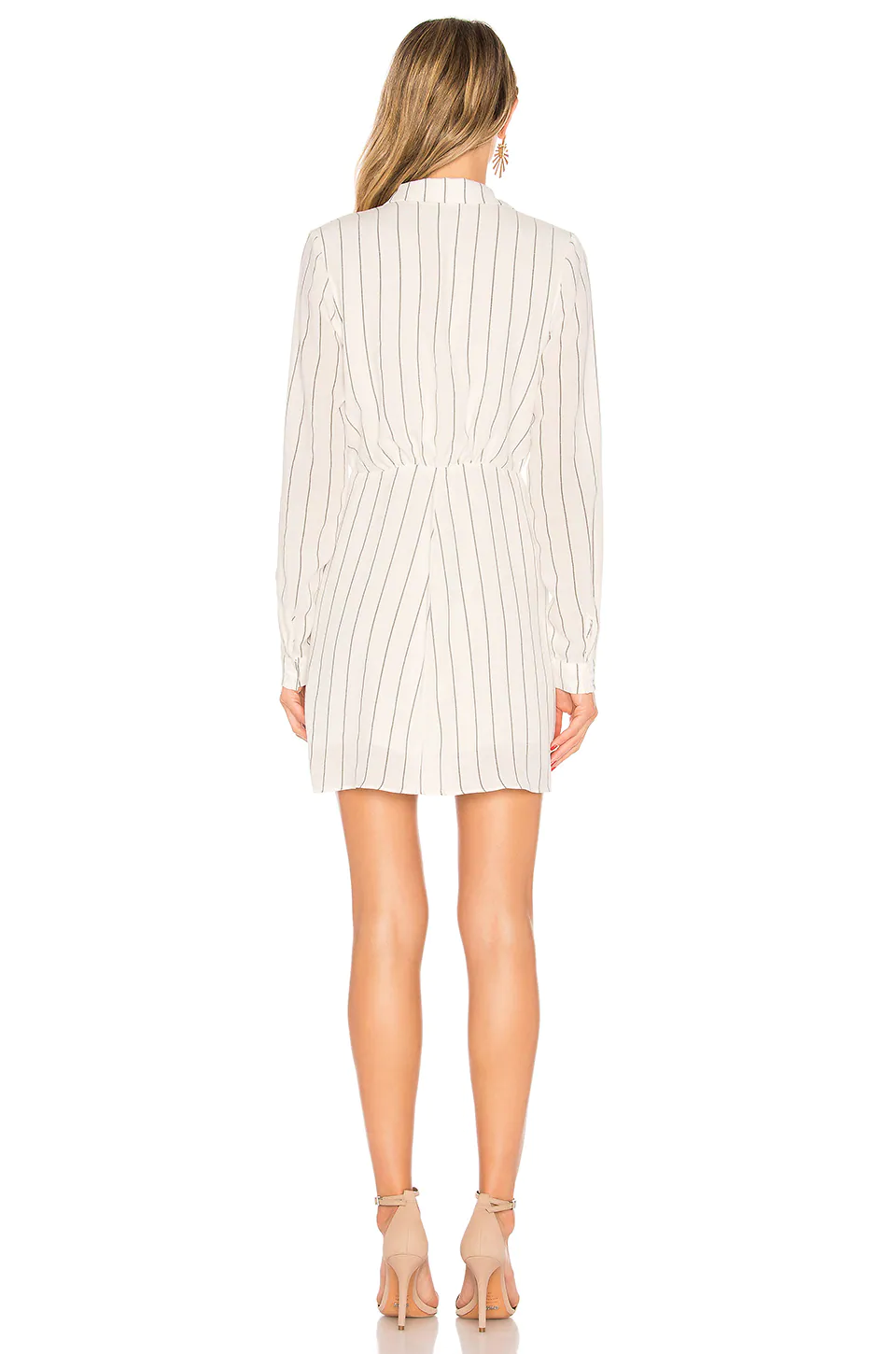 L'Academie The Brasilia Mini Dress In Black White Stripe 3 L'Academie The Brasilia Mini Dress In Black White Stripe - Image 3