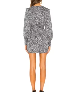 L'Academie The Joyce Mini Dress In Abstract Cheetah -Deals L'Academie Store LCDE WD173 V3