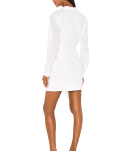 L'Academie August Shirt Dress In White Stripe -Deals L'Academie Store LCDE WD320 V3