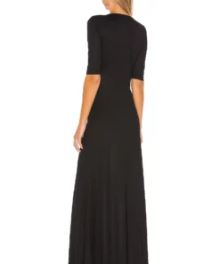 L'Academie The Esperanza Maxi Dress In Black -Deals L'Academie Store LCDE WD375 V4