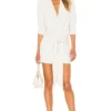 L'Academie The Rosemarie Mini Dress In Ivory