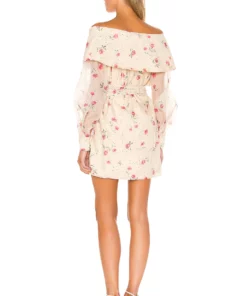 L'Academie The Liliana Mini Dress In Multi Floral -Deals L'Academie Store LCDE WD384 V3