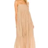 L'Academie The Kiyama Maxi Dress In Oat