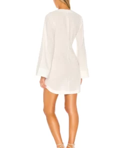 L'Academie The Janeiro Mini Dress In White -Deals L'Academie Store LCDE WD431 V3