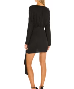 L'Academie The Lorriana Mini Dress In Black -Deals L'Academie Store LCDE WD471 V3