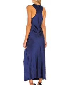 L'Academie Racerback Tank Midi Dress In Navy 5 L'Academie Racerback Tank Midi Dress In Navy -Deals L'Academie Store LCDE WD482 V3