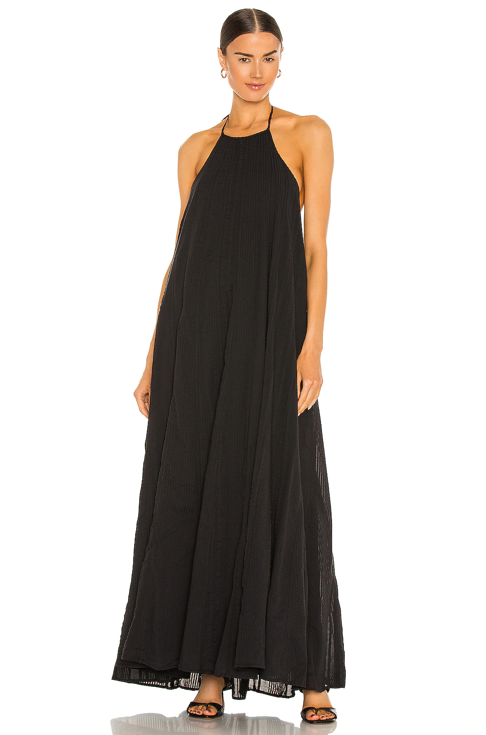 L'Academie The Phila Maxi Dress In Black 1 L'Academie The Phila Maxi Dress In Black