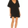 L'Academie The Marva Mini Dress In Black