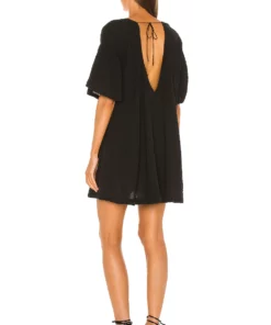 L'Academie The Marva Mini Dress In Black -Deals L'Academie Store LCDE WD505 V3