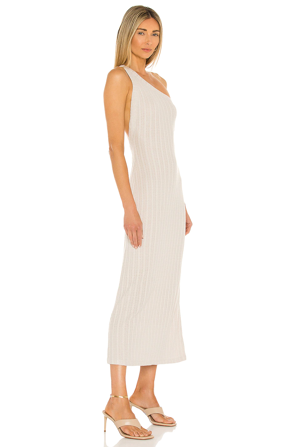 L'Academie Wesley Dress In Oatmeal 3 L'Academie Wesley Dress In Oatmeal - Image 3