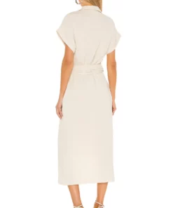 L'Academie Danica Midi Dress In Ivory 5 L'Academie Danica Midi Dress In Ivory -Deals L'Academie Store LCDE WD516 V3