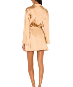 L'Academie Sashie Dress In Brown -Deals L'Academie Store LCDE WD532 V3