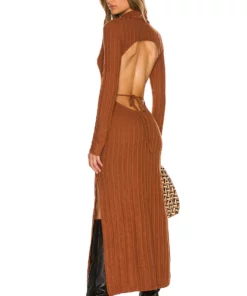 L'Academie Arina Dress In Brown