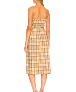 L'Academie Veira Dress In Ochre Multi -Deals L'Academie Store LCDE WD548 V3