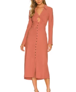 L'Academie Allegra Dress In Rose Mauve