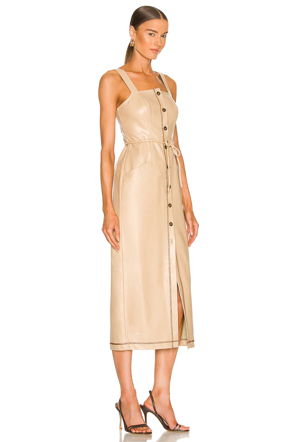 L'Academie Elya Dress In Beige 2 L'Academie Elya Dress In Beige - Image 2