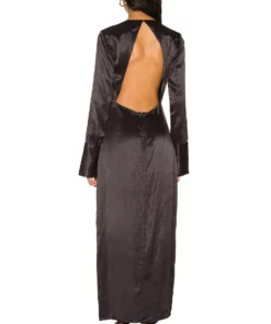 L'Academie Ricci Maxi Dress In Black -Deals L'Academie Store LCDE WD572 V3