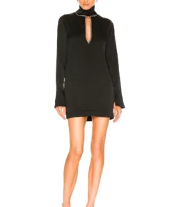 L'Academie Juniper Mini Dress In Black