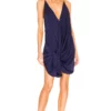 L'Academie Felma Mini Dress In Navy
