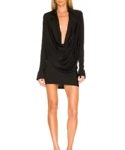 L'Academie Amari Mini Dress In Black