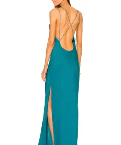 L'Academie Olena Dress In Turquoise