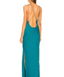 L'Academie Olena Dress In Turquoise -Deals L'Academie Store LCDE WD593 V4