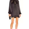 L'Academie Alana Mini Dress In Black
