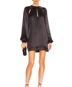 L'Academie Alana Mini Dress In Black