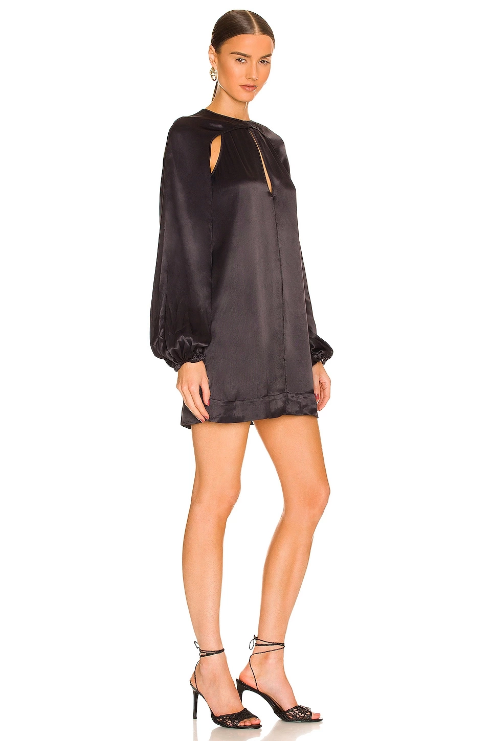 L'Academie Alana Mini Dress In Black 2 L'Academie Alana Mini Dress In Black - Image 2