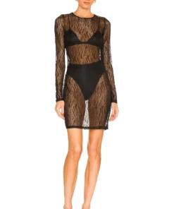 L'Academie Tru Mini Dress In Black