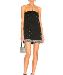 L'Academie Nolor Mini Dress In Black