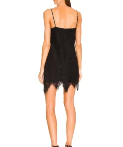 L'Academie Daisy Mini Dress In Black -Deals L'Academie Store LCDE WD601 V3