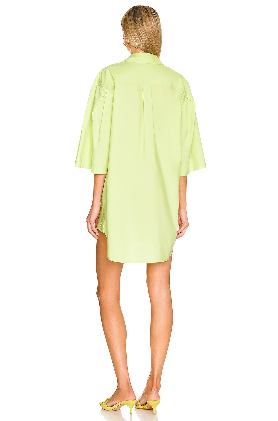 L'Academie Willacy Mini Dress In Lime Green 3 L'Academie Willacy Mini Dress In Lime Green - Image 3