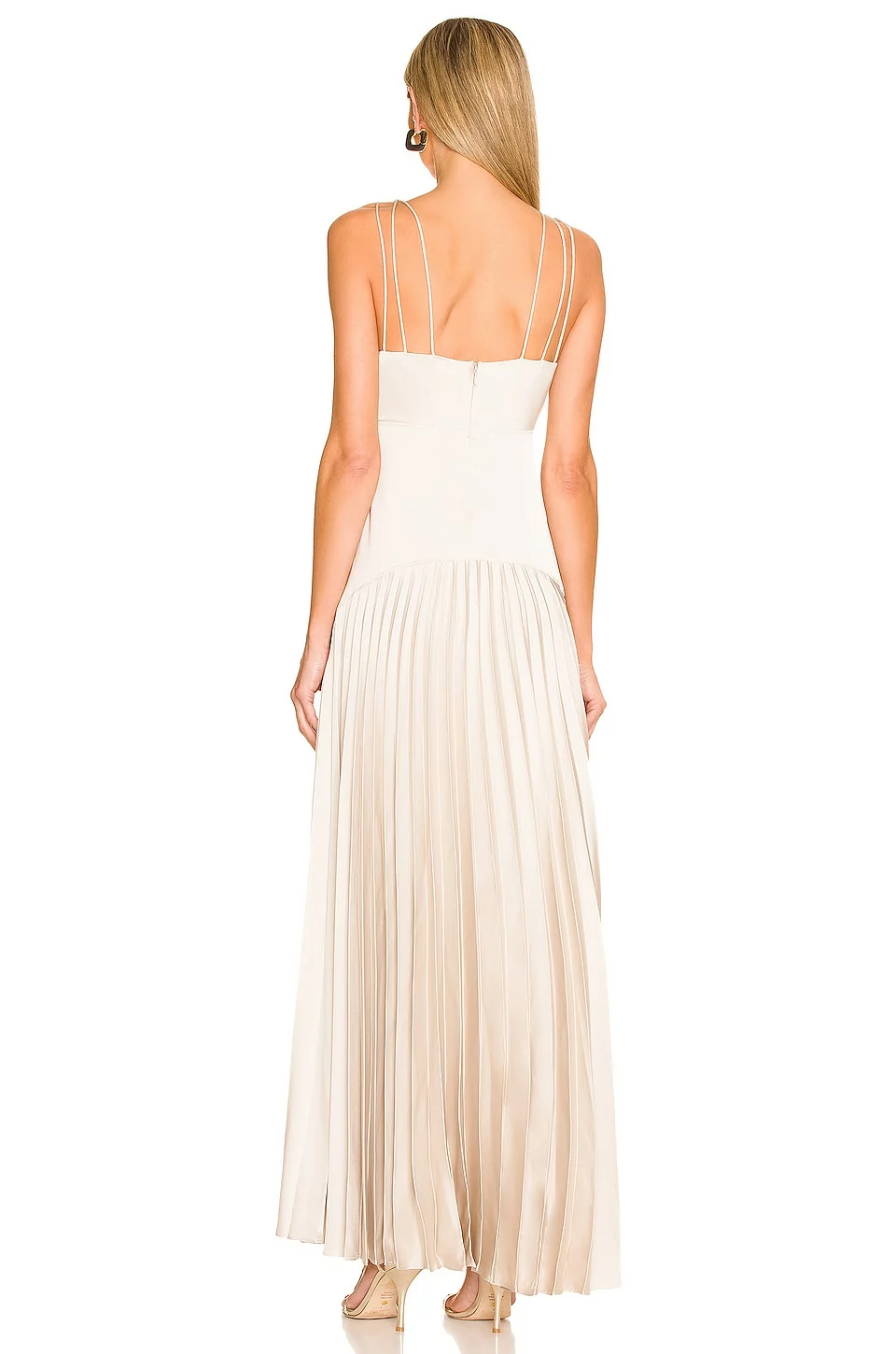 L'Academie Caris Maxi Dress In Nude 3 L'Academie Caris Maxi Dress In Nude - Image 3