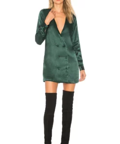 L'Academie The Cadet Dress In Emerald
