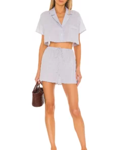 L'Academie Gema Short In Light Grey -Deals L'Academie Store LCDE WF89 V4