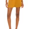 L'Academie Kennedy Short In Golden Brown