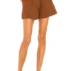 L'Academie Gracen Short In Brown