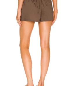 L'Academie The Sabrina Short In Chocolate Brown -Deals L'Academie Store LCDE WF96 V3