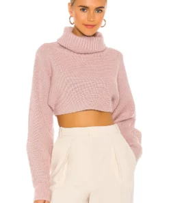 L'Academie Maven Crop In Mauve