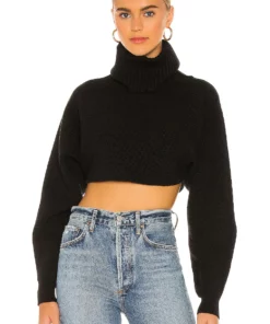 L'Academie Maven Crop In Black