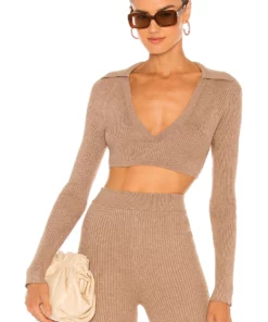 L'Academie Mattia Sweater In Deep Taupe