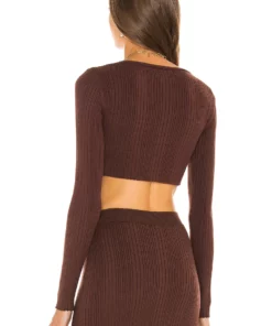 L'Academie Alenna Micro Cardi In Chocolate -Deals L'Academie Store LCDE WK134 V3