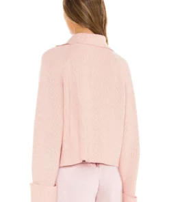 L'Academie Harvey Pullover In Blush Pink -Deals L'Academie Store LCDE WK151 V3