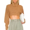 L'Academie Maven Crop In Camel