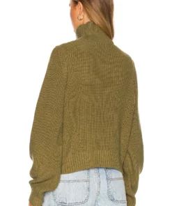 L'Academie Raylee Turtleneck Sweater In Dusky Green 6 L'Academie Raylee Turtleneck Sweater In Dusky Green -Deals L'Academie Store LCDE WK160 V3