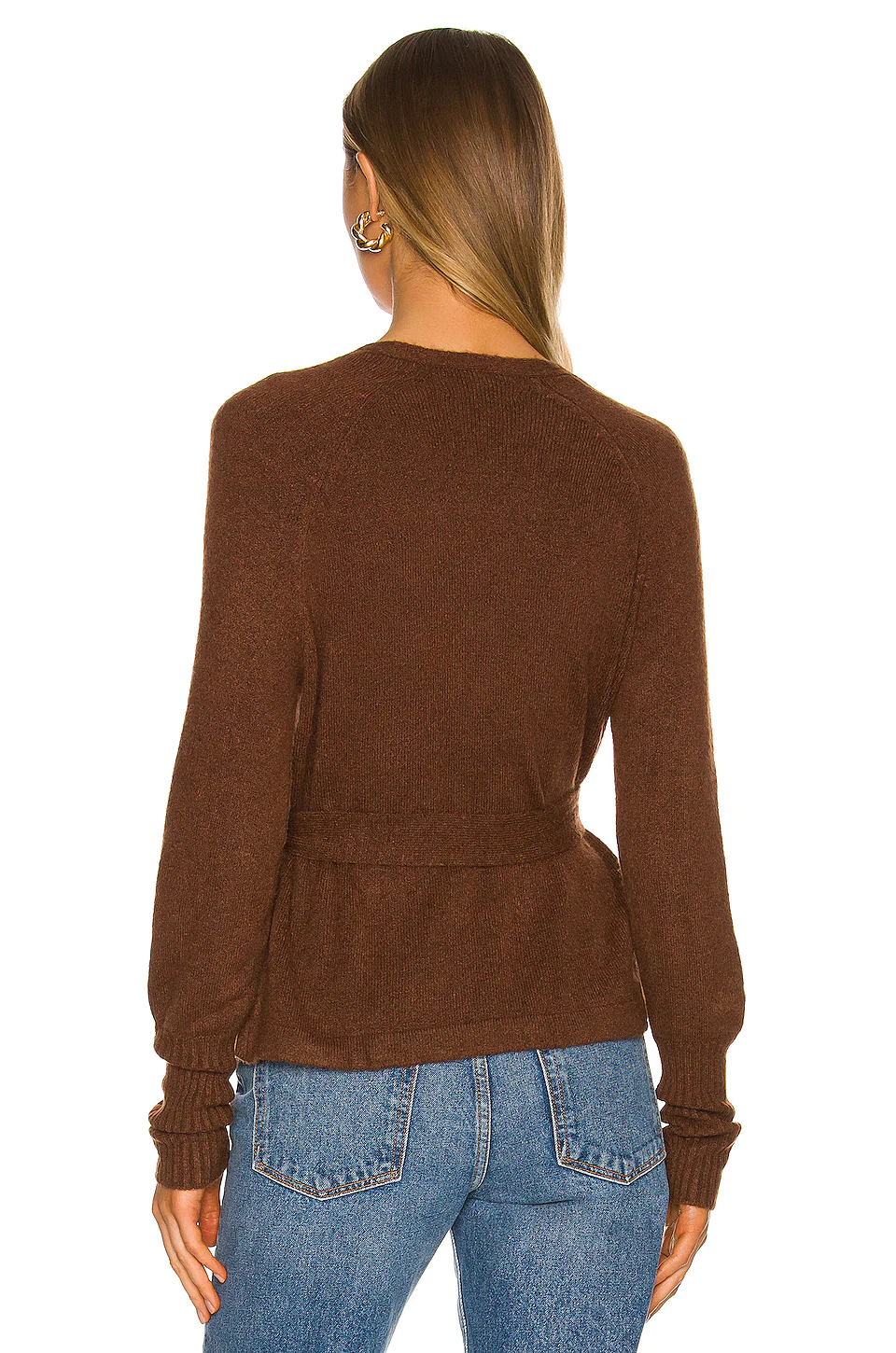 L'Academie Mara Cardigan In Chocolate 3 L'Academie Mara Cardigan In Chocolate - Image 3